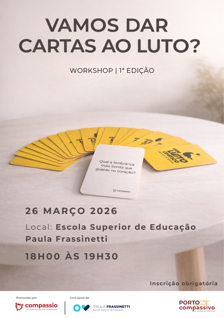 Workshop presencial: Vamos dar cartas ao luto?