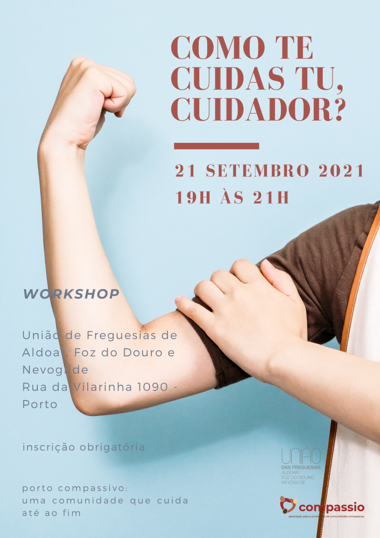 Como te cuidas tu, cuidador(a)? As Artes Expressivas no auto-cuidado - Presencial