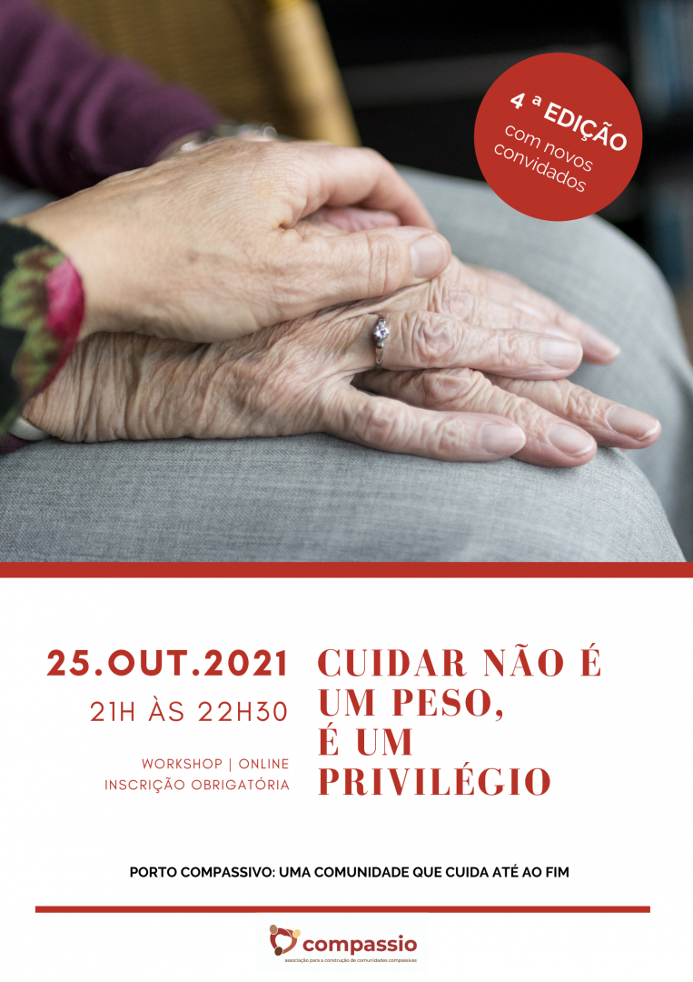 Workshop online - Cuidar no  um peso,  um privilgio