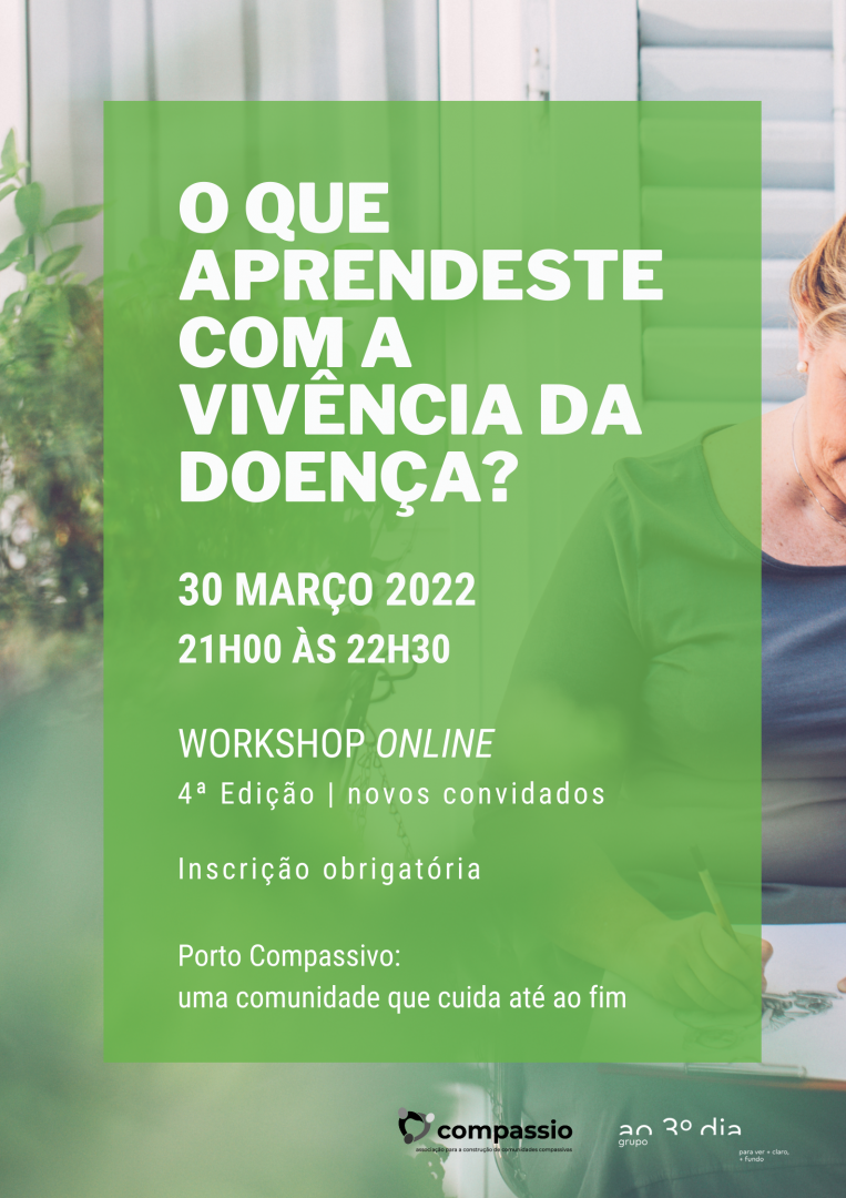 Workshop online - O que aprendeste com a vivncia da doena?