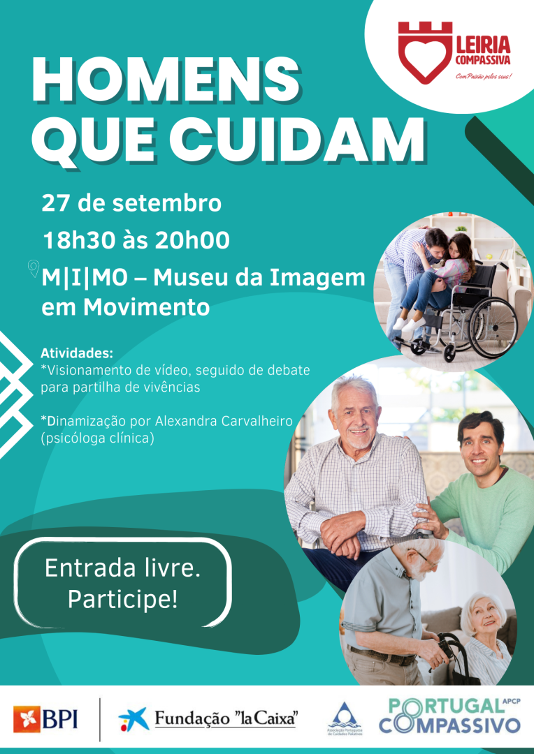 'Leiria Compassiva  ComPaixo pelos seus!' dinamiza a primeira sesso da iniciativa 'Homens que Cuidam' 