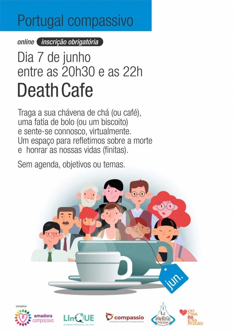 Death Cafe Online Portugal Compassivo - junho 2022