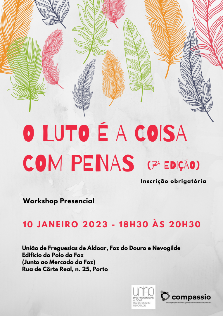 Workshop presencial Porto - O luto  a coisa com penas - Porto Compassivo