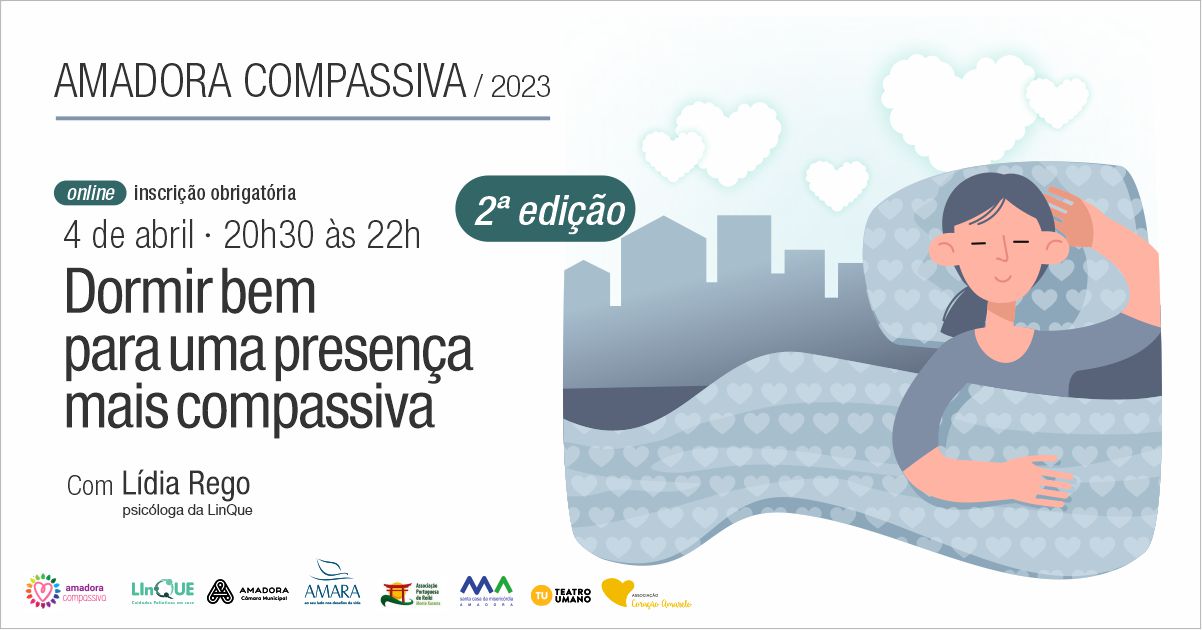 Workshop online - Dormir bem para uma presena mais compassiva - Amadora Compassiva