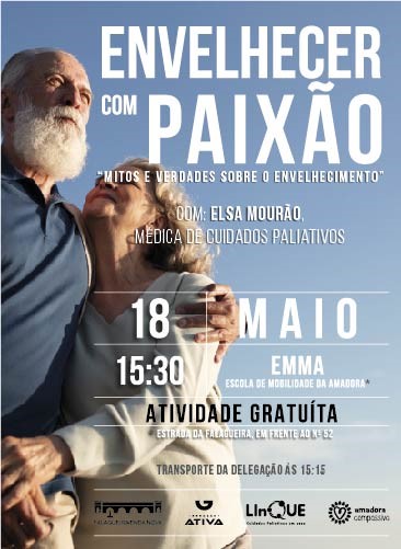 Workshop presencial - Envelhecer com paixo - Amadora compassiva