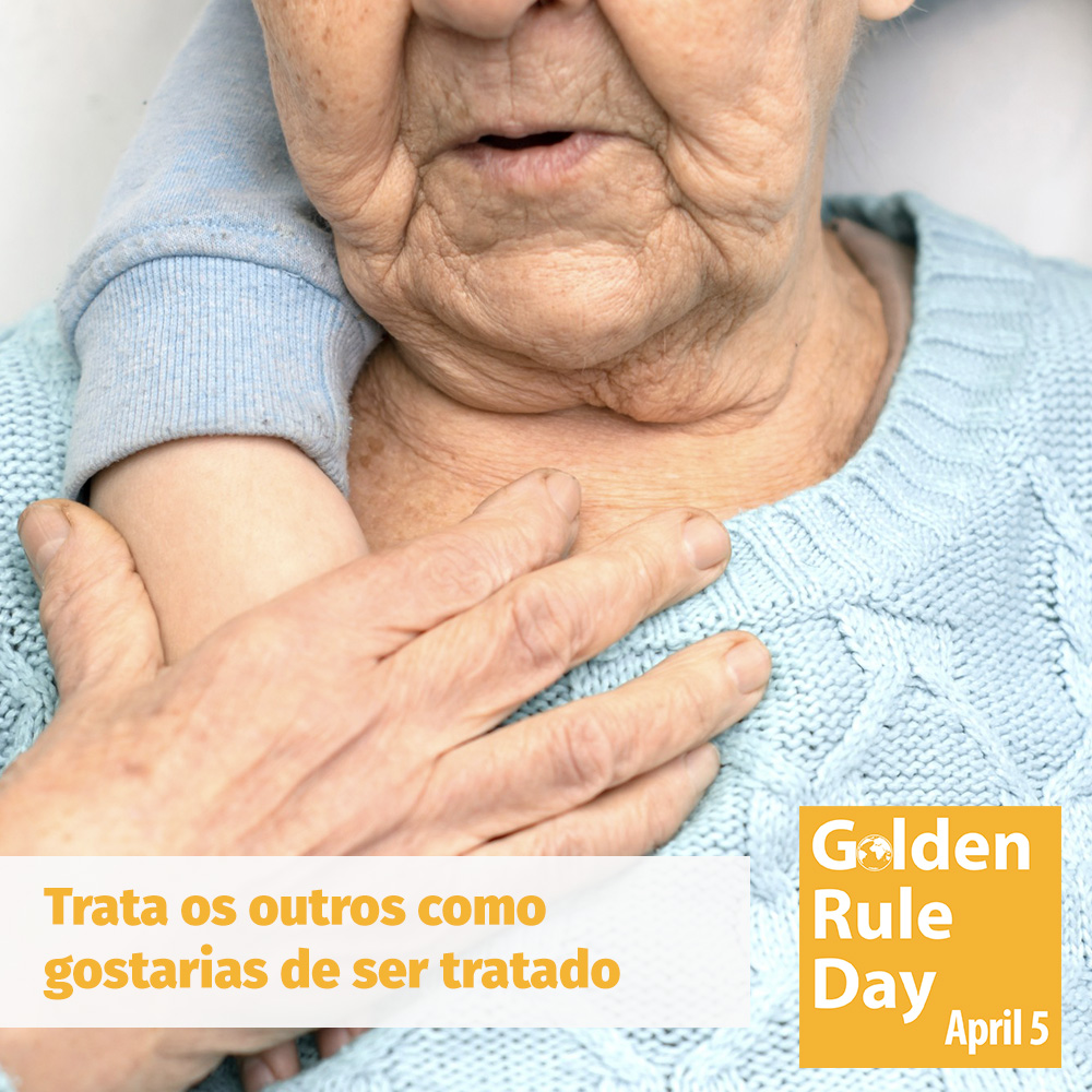 Hoje  o dia da Regra de Ouro (Golden Rule Day).