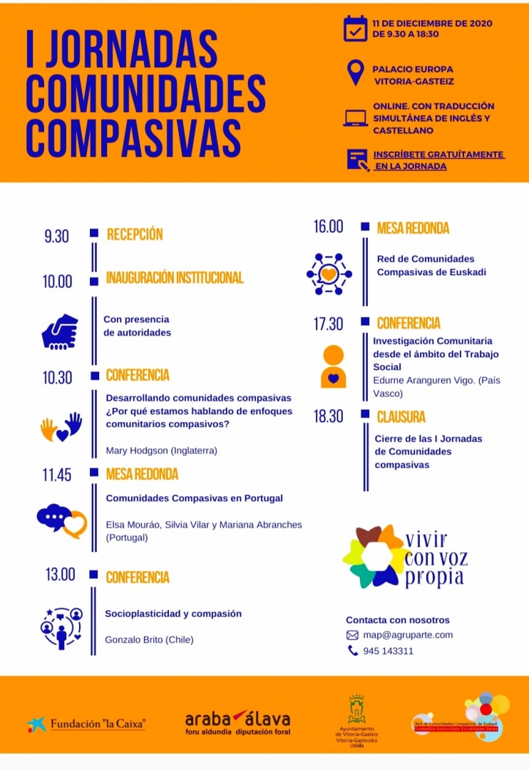 Presena do Portugal Compassivo nas I Jornadas Comunidades compassivas de Vitria/Espanha