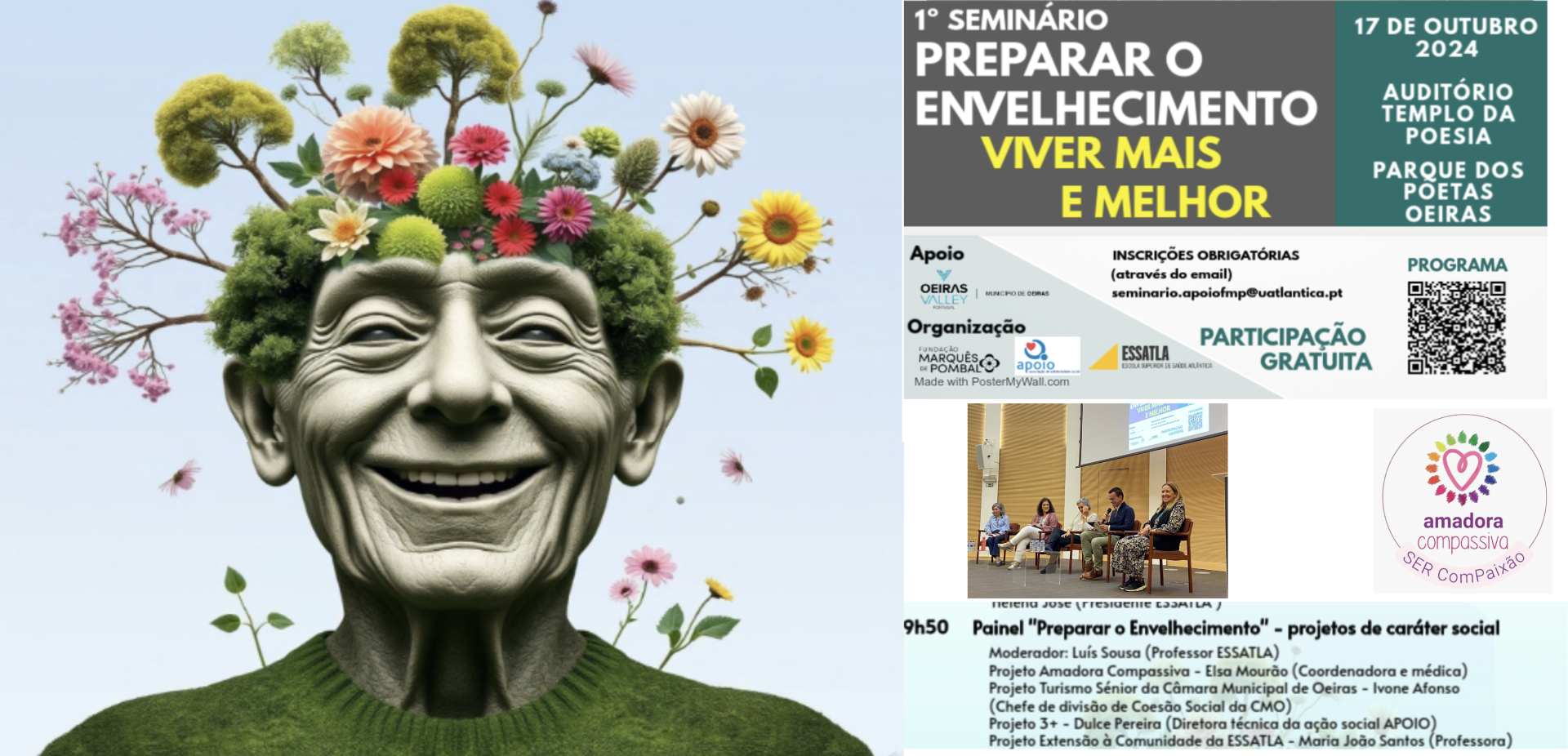 1 Seminrio da ESSATLA 'Prepara o envelhecimento - Viver mais e melhor' - Amadora Compassiva