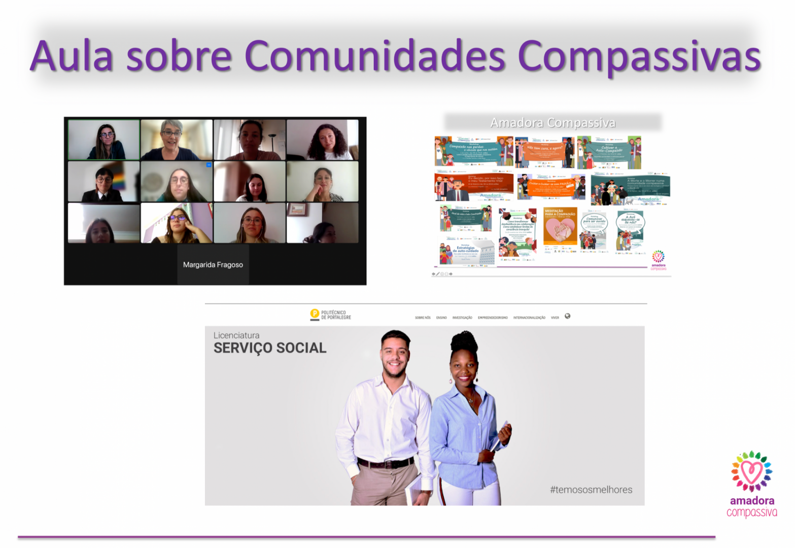 Aula sobre comunidades compassivas