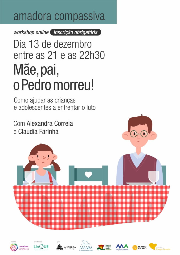 Workshop online 'Me, pai, o Pedro morreu!'