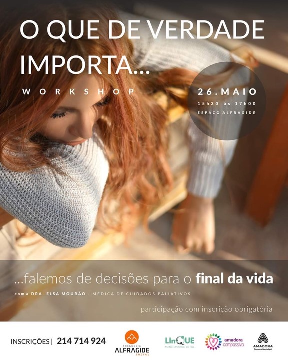 Workshop presencial - Alfragide - O que de verdade importa - 