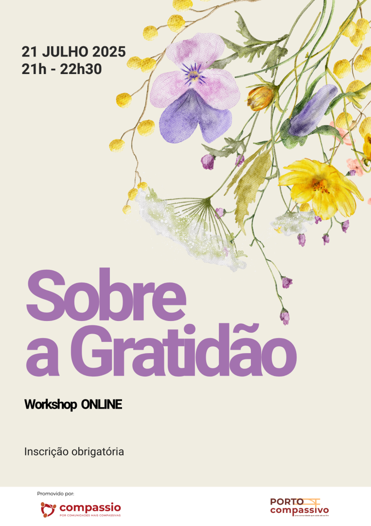 Workshop online | Sobre a Gratido - Porto Compassivo