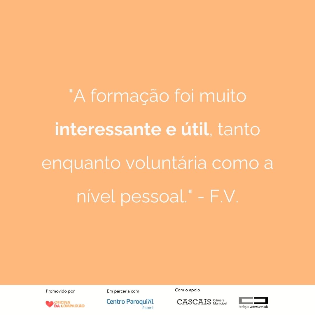 Capacita��o volunt�rios - Cascais Compassivo