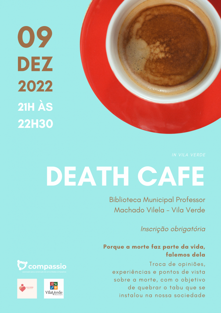 Death cafe presencial em Vila Verde