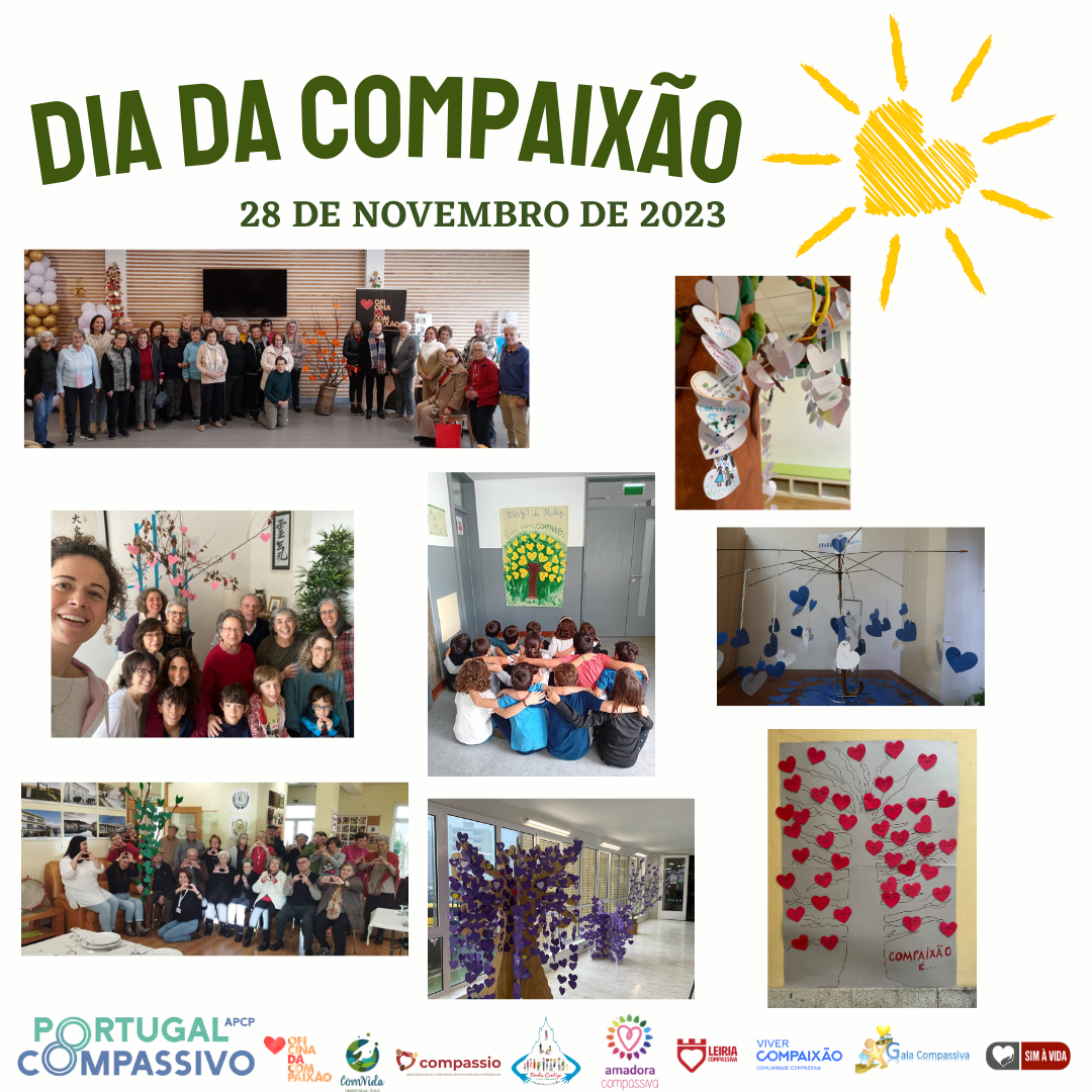 Comunidades compassivas portuguesas uniram-se para assinalar o Dia Mundial da Compaixão, a 28 de novembro de 2023.