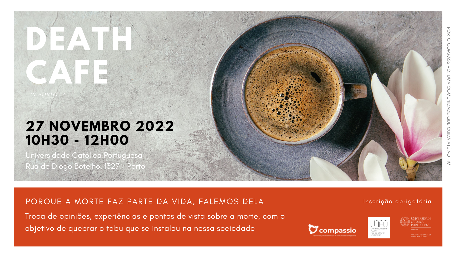 Death cafe in Porto 17 - Presencial