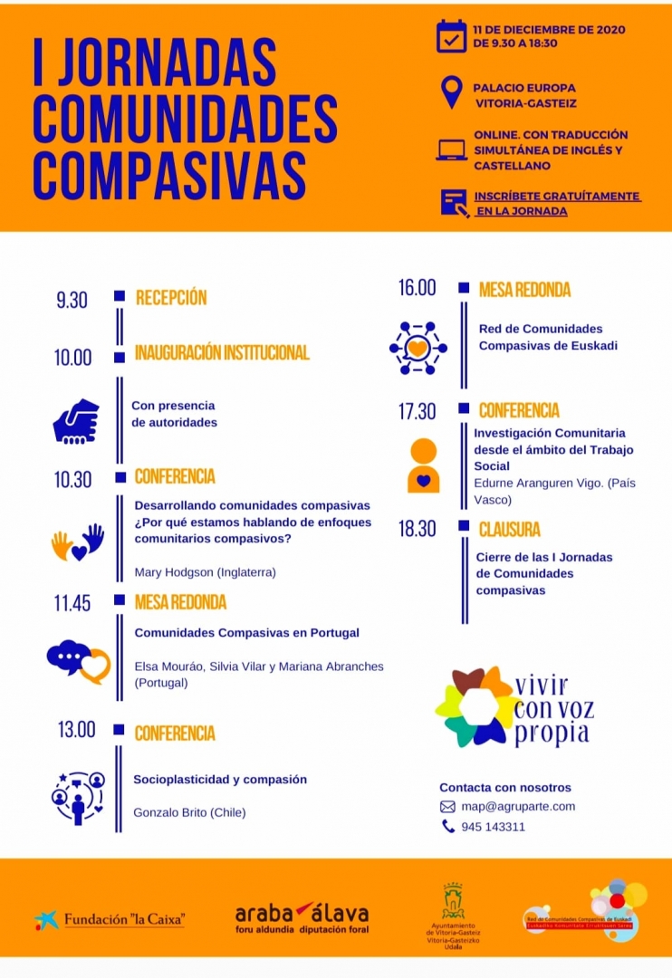 Presença do Portugal Compassivo nas I Jornadas Comunidades compassivas de Vitória/Espanha