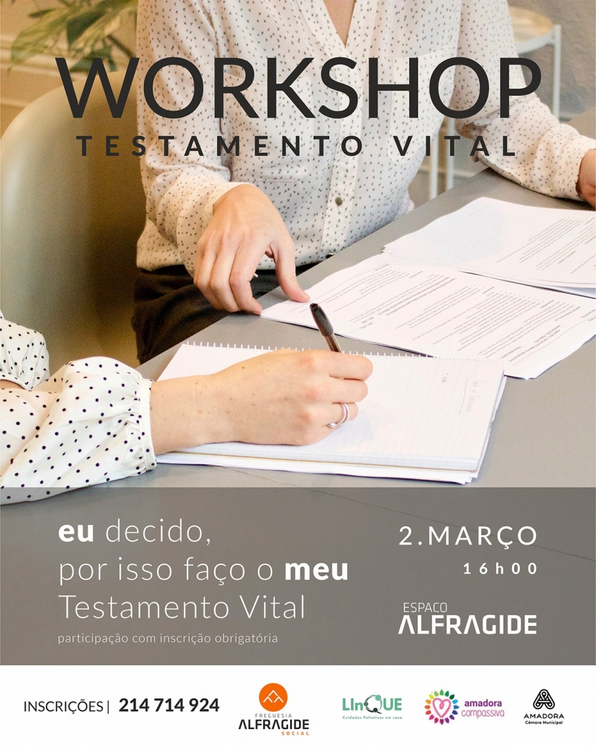 Workshop presencial Alfragide - Testamento vital